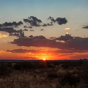 True Namibian Sunset