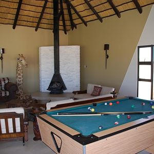 Our Namibian Accommodation Entertainment Area