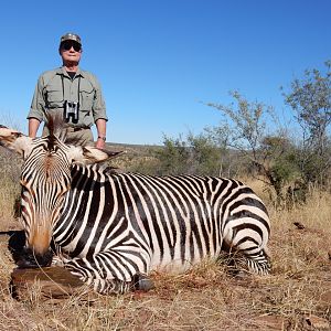 Hunting Hartmann Mountain Zebra Namibia