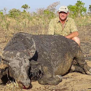 Hunting West African Savannah Buffalo Benin