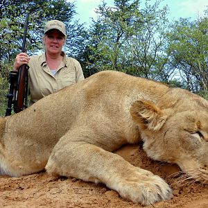 Lioness Hunt in South Africa