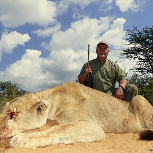 Hunting Lioness in South Africa