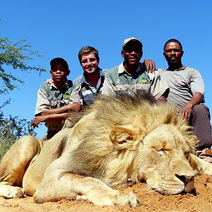 Hunting Lion in South Africa