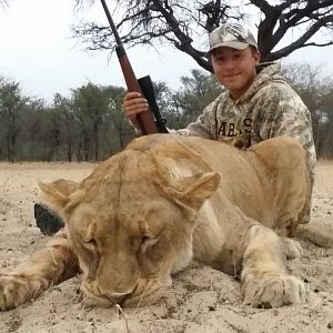 Lioness Hunt in South Africa