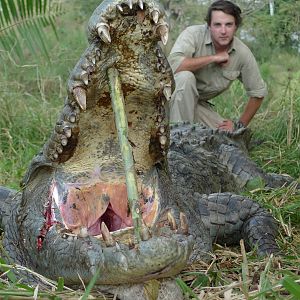 Hunt Crocodile in Mozambique