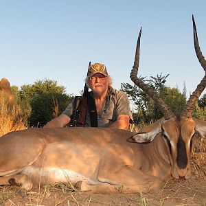 Hunting Black-faced Impala Nambia