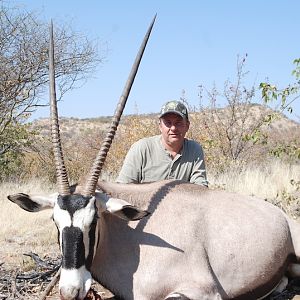 Hunt Gemsbok Namibia
