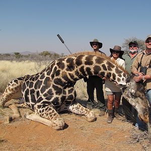 Hunt Giraffe Namibia