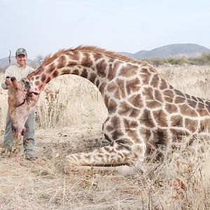 Namibia Giraffe Hunting
