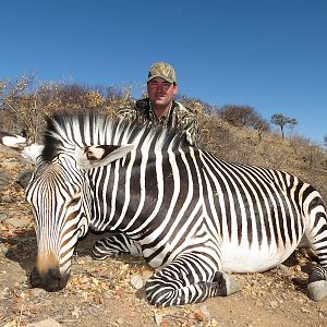 Namibia Hunting Hartmann's Mountain Zebra