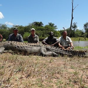 Hunt Crocodile in Zimbabe