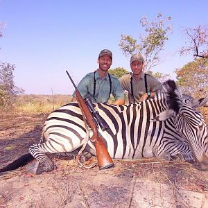 Hunt Zebra in Zimbabwe