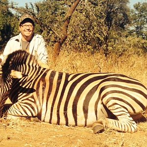 Hunt Zebra in Zimbabwe