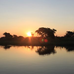 Another Beautiful sunset on the Zambezi