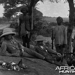 Bird shooting party in Mandalay Western Burma 1885