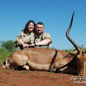 Impala hunt in Limpopo RSA