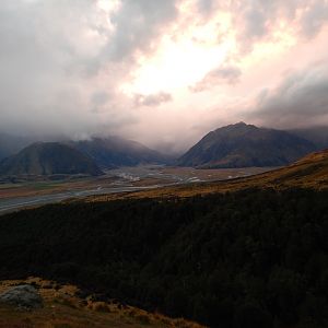 Sunset in New Zealand