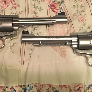 A pair of Freedom Arms revolvers