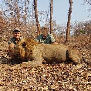 Hunting Lion in Tanzania