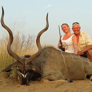 Lady hunters first Kudu