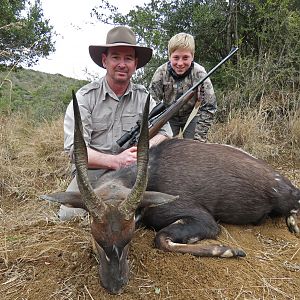 Dark Bushbuck, Client and my son