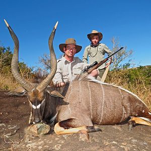 Nyala taken at 220 yards, so cool my son was with us!