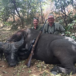 West African Savanna Buffalo Hunt