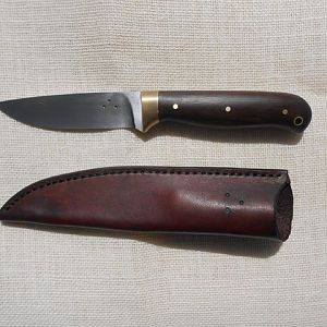 Safari Knife with Walnut and Brass