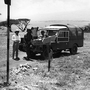 On the way to Ngorongoro Tanzania 1961