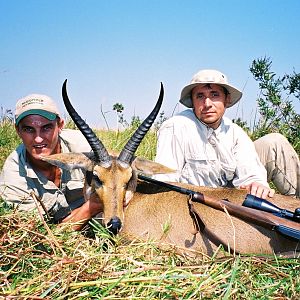 Hunting Reedbuck Zambeze Mozambique