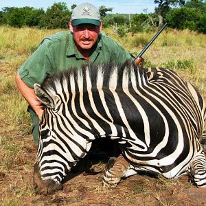 Hunting Burchell's Plain Zebra