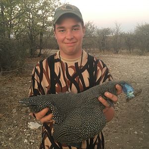 South Africa Bow Hunting Guinea Fowl