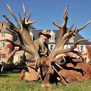Hunting Red Stag France