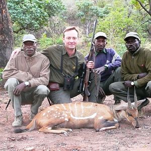 Harnessed Bushbuck hunted in Central African Republic