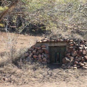 Bow blind at Dare to Bowhunt