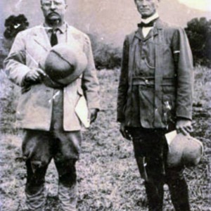 Theodore Roosevelt and Charles Hurlburt of the Africa Inland Mission