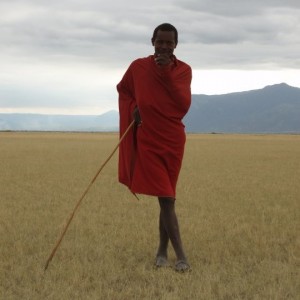 A Masai tribesman in Tanzania