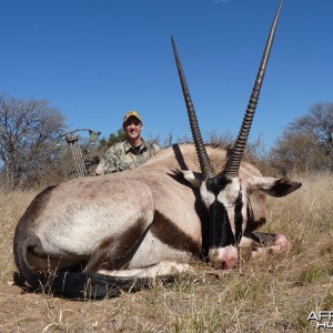 Bowhunting Gemsbok South Africa