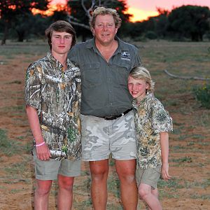 2018 father and sons safari, me with the boys!