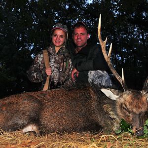 Hunting Sika Deer France