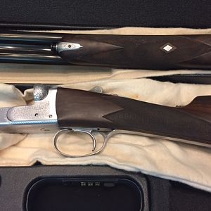 Beautiful Pair Beretta 471 Sliver Hawk Double Rifle