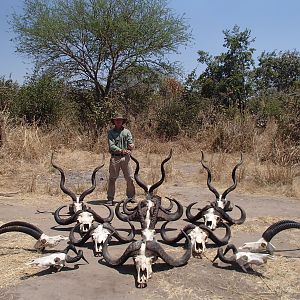 Trophy Hunt Sable Antelope, Cape Buffalo, Western Hartebeest, Kudu Tanzania