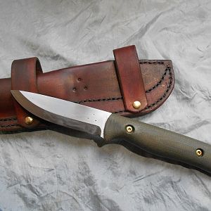 Safari Knife with Micarta handles