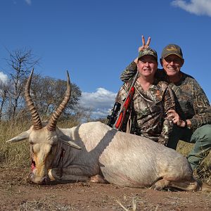 South Africa Hunting White Blesbok