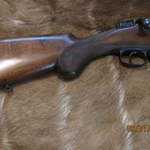 August Schuler Rifle chambered in a 500 Schuler