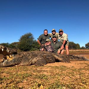 South Africa Hunting Crocodile