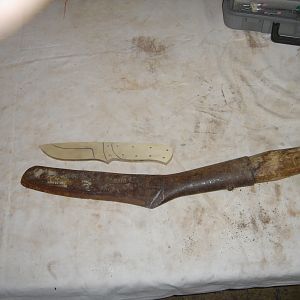 The making of hunting Knife