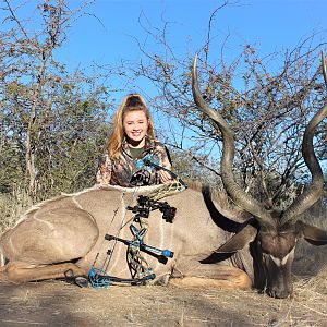 Emily and her Kudu