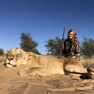 South Africa Hunt Lioness