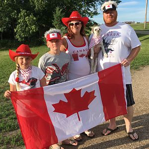 Enjoying a happy Canada Day